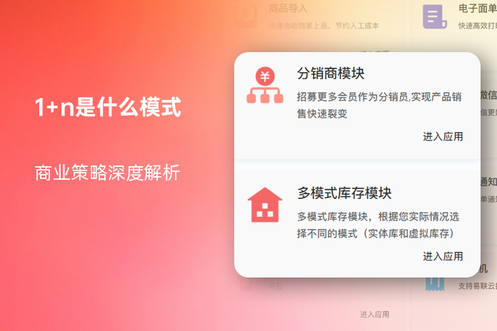 1+n是什么模式：商業(yè)策略深度解析
